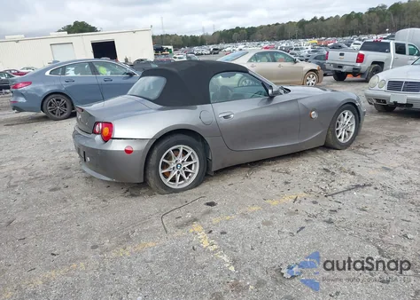 2003 BMW Z4 2.5I из США, поврежденный, VIN 4USBT33433LR62032